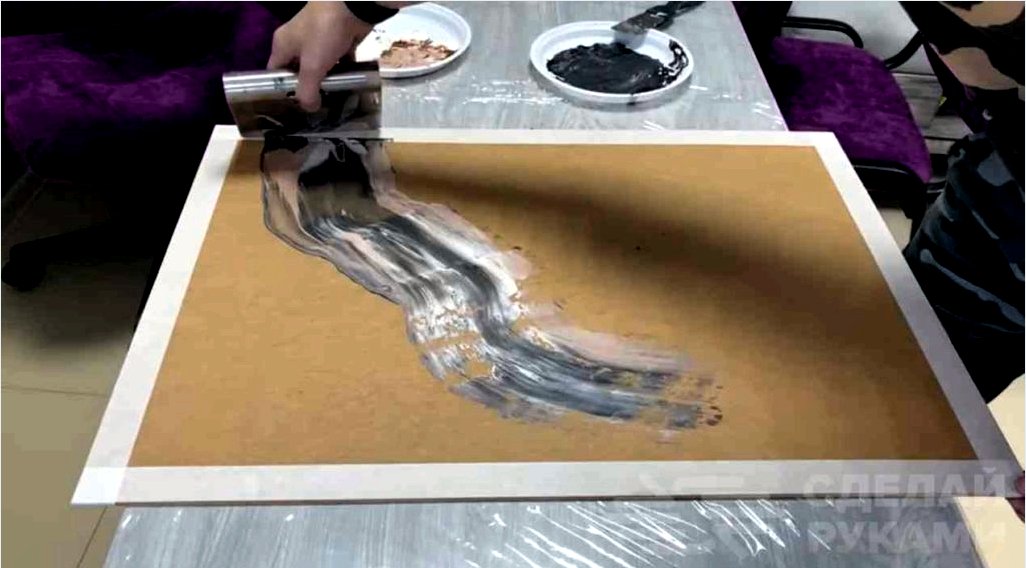 Hogyan készítsünk márvány textúrát a felületre