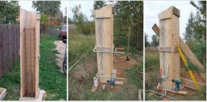 A kerítésoszlopok kitöltésének megoldása - hogyan kell csinálni, típusok és technológia: Lépésről lépésre és Fénykép