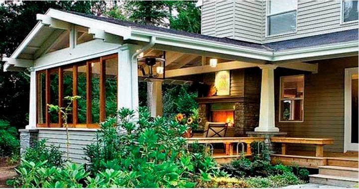 Hogyan csatolhatunk verandát a házhoz saját kezével: Áttekintés