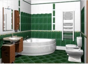 DIY fürdőszoba belső kialakítása egy vidéki házban: Ötletek