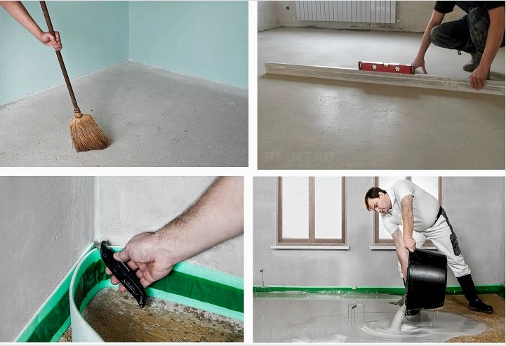 Hogyan lehet vízszintesen padlózni egy házban falemezből: Lépésről lépésre
