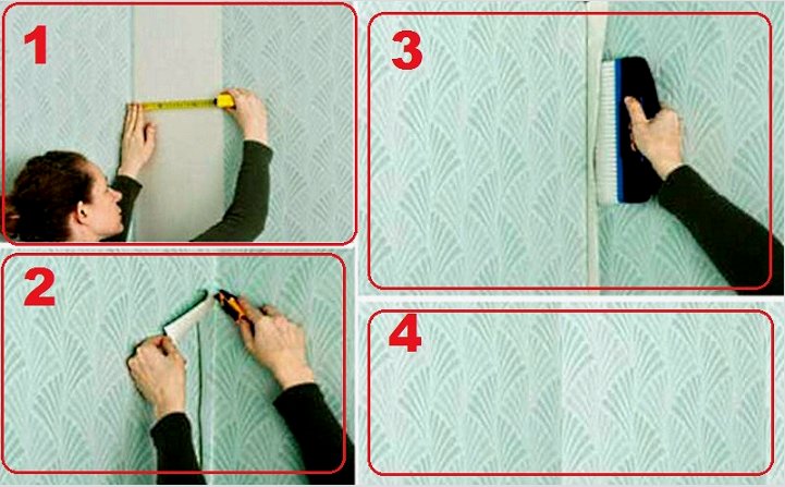 Hogyan tapadjon tapétát a szoba sarkaiba, ha a sarkok egyenetlenek: 3 fontos tipp, Mester osztály és Fotó
