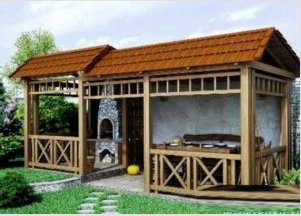 Hogyan építsünk egy faházat egy stílusú faházban az országban, saját kezűleg egy kandallófából?  Lépésről lépésre és fénykép