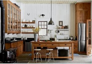 Hogyan készítsen rusztikus stílust a konyha belsejében rusztikus stílusban: Kilátások és ötletek