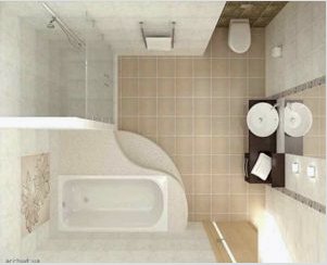 Csináld magad kedvező árú fürdőszoba: áttekintés és dizájn