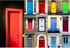 Milyen színűre festeni az ajtót a házban az országban: Áttekintés