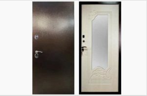 Bejárati ajtó tükörrel (legjobb opciók): Áttekintés