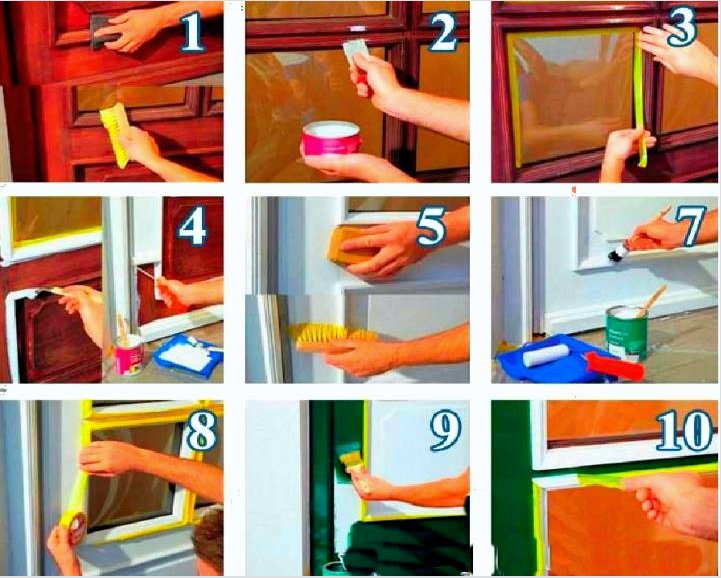 A ház belső faajtójának saját kezű festése és lakkozása: lépésről lépésre és tippek