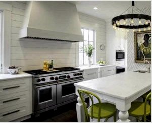 Gyönyörű és egyedi konyha fehér kötényvel: Áttekintés