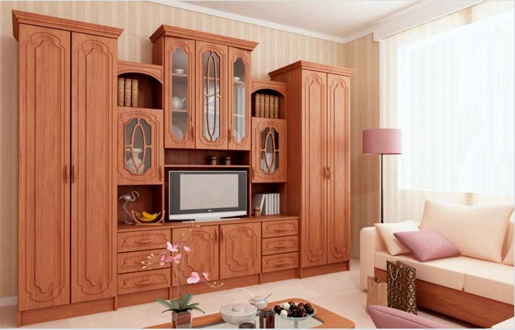 Milyen a könnyű dió bútor?  Sikeres árnyalatkombinációk a belső terekben - A hálószoba, a gyermekek, a nappali és a konyha szekrényéből világos dió színű bútor