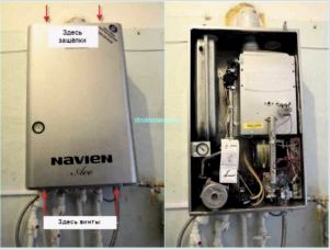 A kétkörös gázüzemű kazánok jellemzői Navien: Műszaki adatok