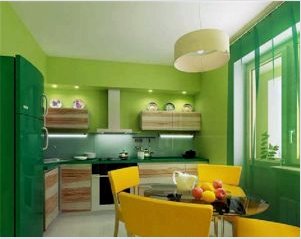 Zöld háttérképek a ház falainak díszítéséhez: sikeres színkombinációk