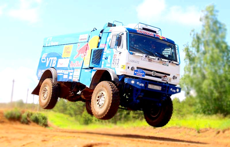 KamAZ teherautók a Dakar-ralira