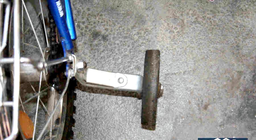 Felszerelt kerekek javítása gyermekkerékpárokon