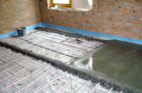 DIY padlóesztrich: hogyan készítsünk esztrichet, cementpadló esztrich, esztrich fektetési technológia