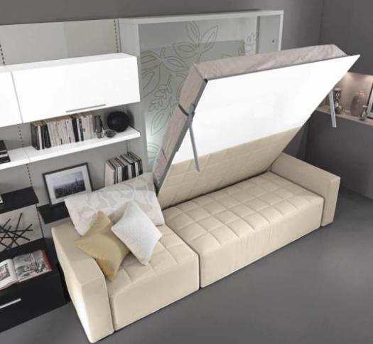 A nappali-hálószoba zónázása és belső kialakítása egy szobában