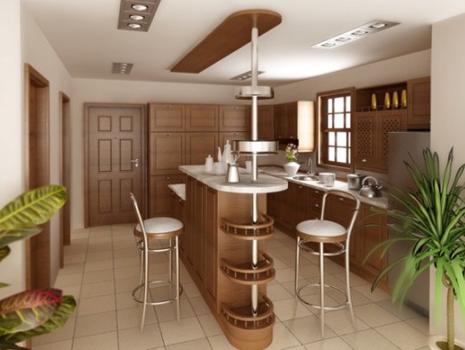 A konyhai bárpultok kialakításának változatai és stílusai