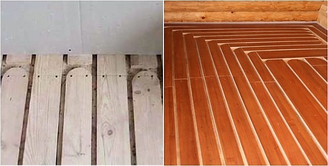 Hogyan készítsünk meleg padlót egy faházban: eszköz és telepítési lehetőségek