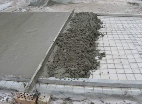 A cement és a homok felhasználási aránya betonhoz és egyéb megoldásokhoz
