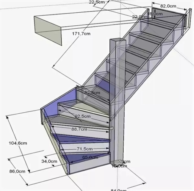 Egy lépcsőház projektje