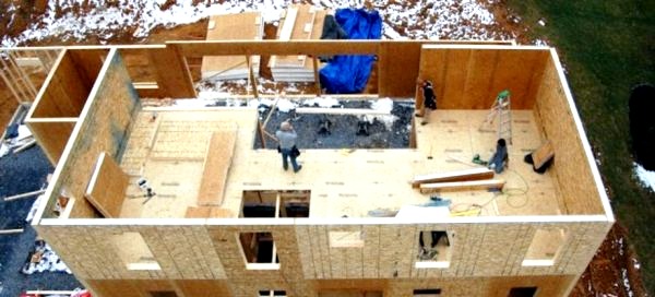 Kanadai ház építése farostlemezből