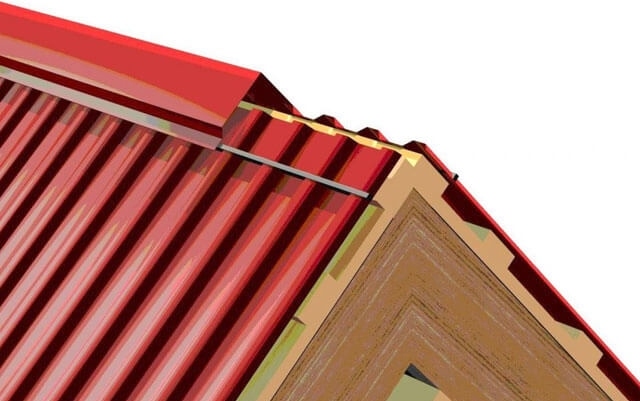 Mi az a tetőgerinc, építési és rögzítési szabályok