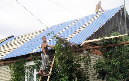 Horganyzott tető javítása - Technológia
