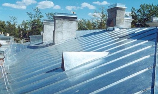 Horganyzott tetőfedő acél - jellemzők