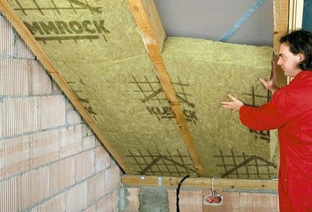 Hogyan szigeteljük a tetőt belülről ásványgyapot - funkciók szóló ásványgyapot a tetőn