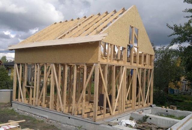 Hogyan építsünk egy favázas tetőszerkezetet - szarufák és tetőfedés tervezése