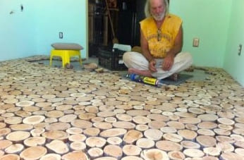 Kétféleképpen készíthet padlót saját kezűleg fa vágásokból és vágásokból
