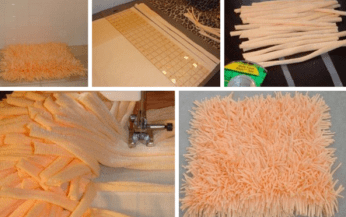A barkács fürdőszobaszőnyegek elkészítésének legegyszerűbb módjai