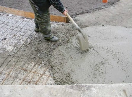 betonozás