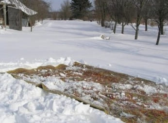 Hogyan tisztítsuk meg a szőnyegeket hóval télen – az események árnyalatai és szabályai