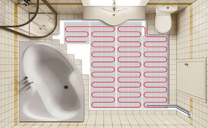 A legjobb padlófűtési rendszer kiválasztása fürdőszobájához