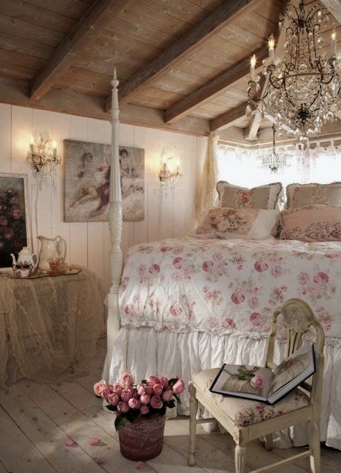Provence stílusú hálószoba kialakítása: a lét könnyedsége