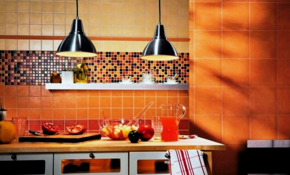 Hogyan készítsünk narancssárga konyhabelsőt