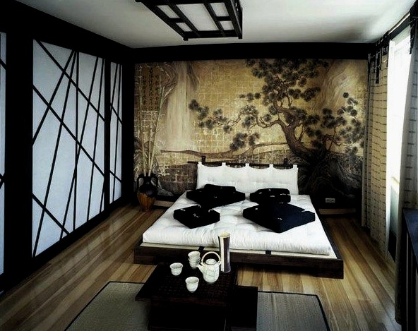 Ágytakarók és függönyök a hálószobához - a textil dekoráció stílusa