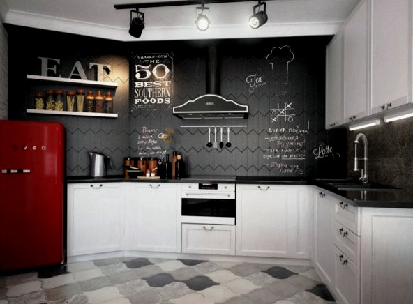 Loft stílusú konyha: a tervezési ötletek sikeres megtestesülése