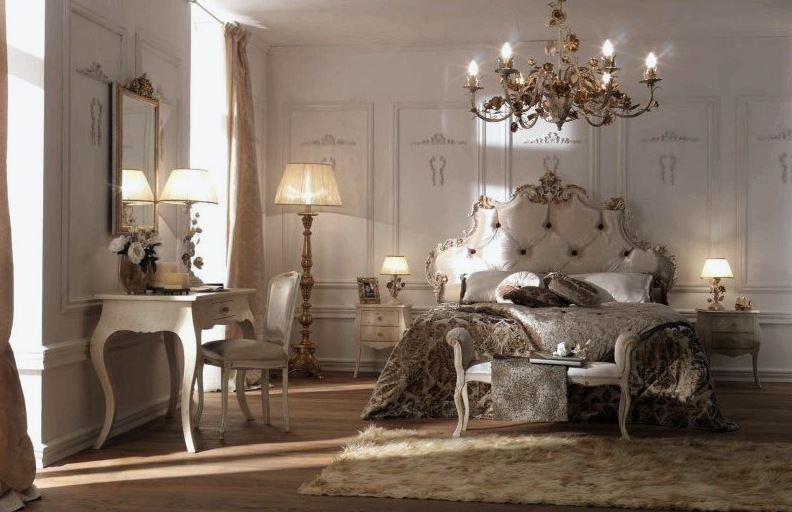 Art Deco hálószoba: bútorokat, textileket, kiegészítőket és világítást választunk