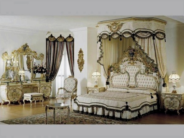 Barokk stílusú hálószoba - alapvető ajánlások a szoba kialakításához