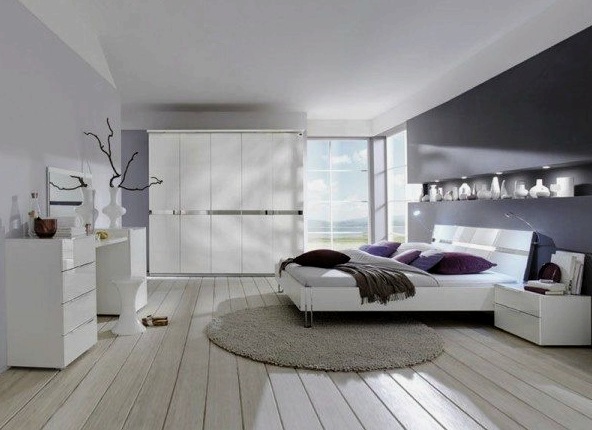 Fény a hálószobában: világos szoba kialakítása
