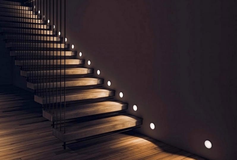 lépcsőház megvilágítás fotó