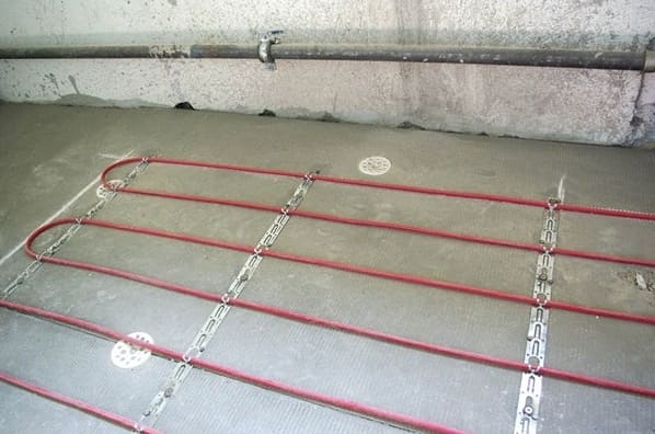 Padlófűtés padlófűtés rendszerrel fotó