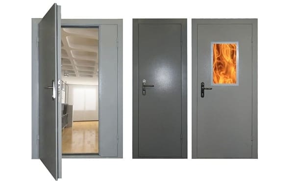 A tűzgátló ajtók típusai