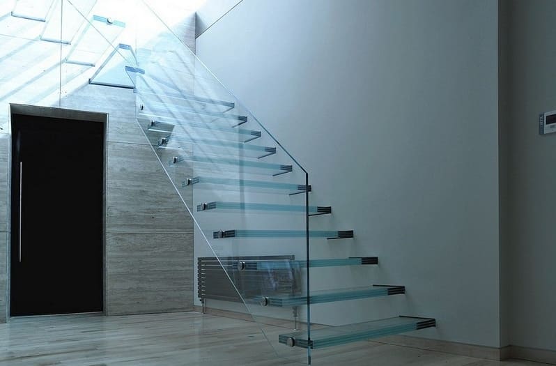 Üveg korlátok lépcsőkorlátok fotó