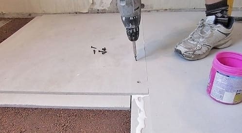 Hogyan kell csinálni száraz esztrich padló saját kezűleg fotó