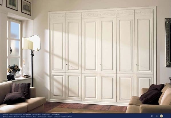zsanéros ajtók beépített szekrényhez fotó