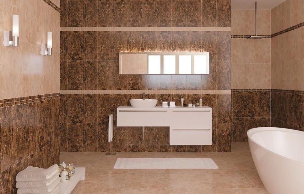 Márvány fürdőszoba design