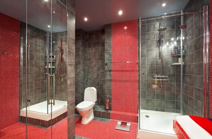 Mozaik csempe a fürdőszobában: a választás jellemzői